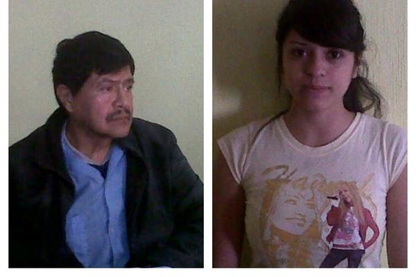 Padre e hija detenidos por practicar abortos. (Foto Prensa Libre: PNC)