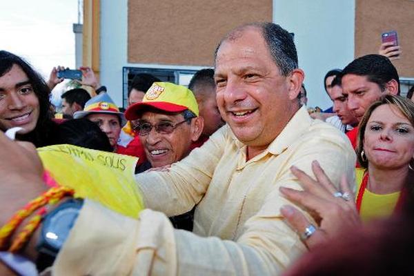 El presidente electo de Costa Rica, Luis Guillermo Solís.