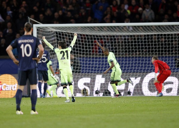 El City rescató el resultado contra el París SG e iguala en Francia. (Foto Prensa Libre: AFP).