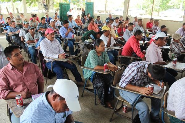 Participaron cerca de 150 líderes comunitarios de Sayaxché, Petén.