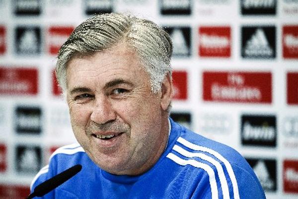 Carlo Ancelotti manifestó que quiere ganar la Liga, Liga de Campeones y la Copa del Rey. (Foto Prensa Libre: EFE)