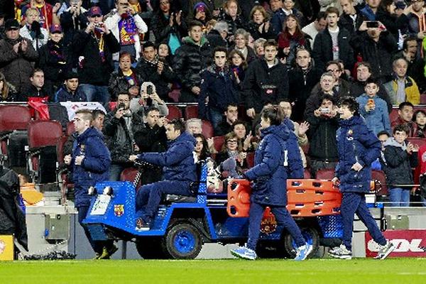 Valdés se lesionó recientemente en un juego contra el Celta. (Foto Prensa Libre: AFP)