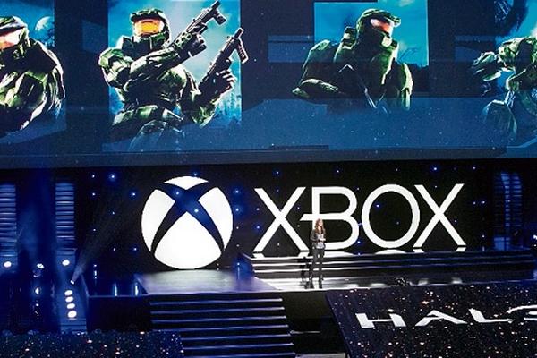 Microsoft da  a conocer Halo 5 para Xbox One, durante  presentación previa a la E3, en EE. UU. (Foto Prensa Libre: AP)