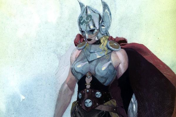 Imagen proporcionada por Marvel que muestra a Thor en una versión femenina. (Foto Prensa Libre: AFP)