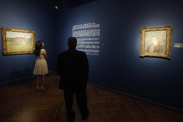 Exposición de Gauguin en Panamá. (Foto Prensa Libre: AP)