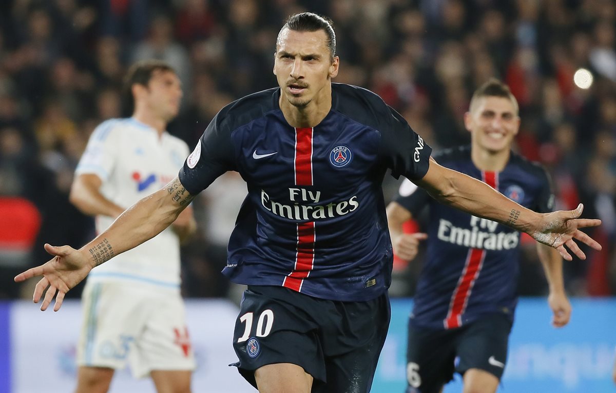 El futbolista sueco Zlatan Ibrahimovic, del Paris Saint Germain, dejará la institución. (Foto Prensa Libre: EFE)