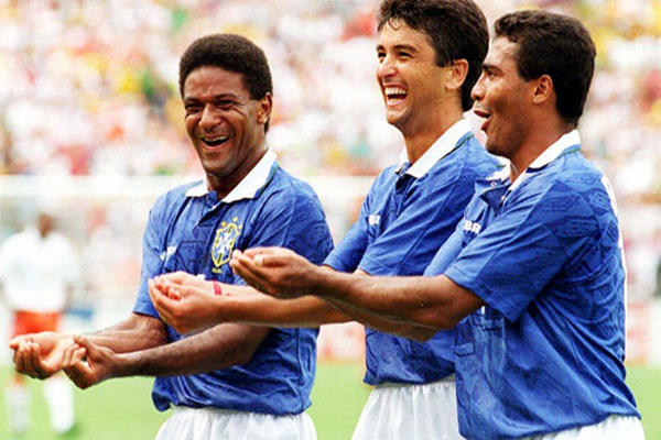 Romário y Bebeto guiaron a Brasil a ganar en USA 94. (Foto Prensa Libre: Archivo)