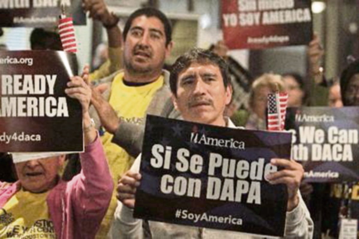 Inmigrantes en  Estados Unidos piden que se les haga justicia y tengan acceso a la legalización de su situación legal. (Foto Prensa Libre: AP)
