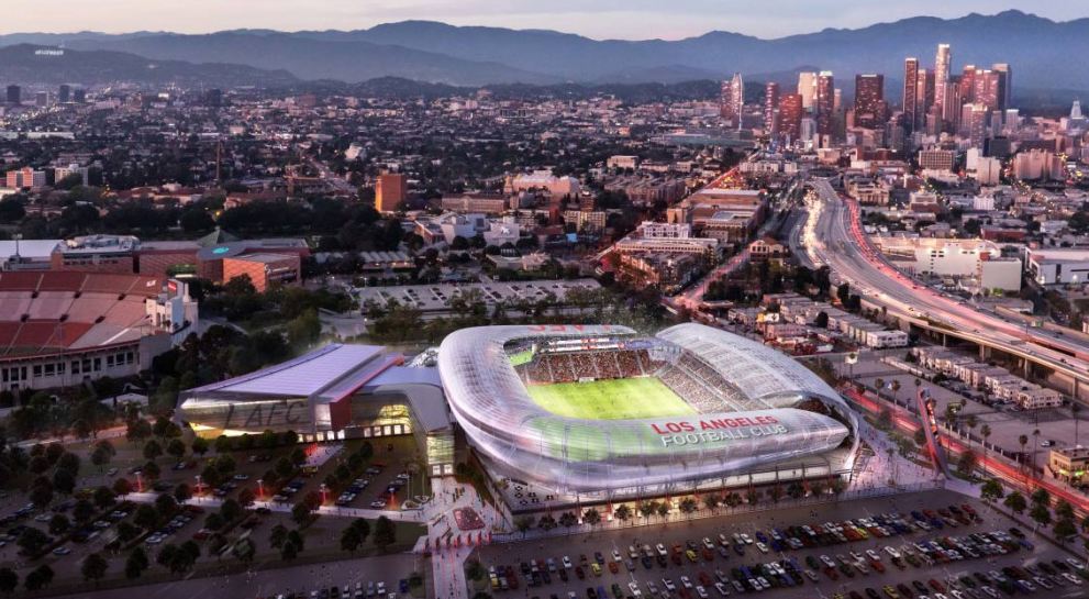 El estadio de Los Angeles Football Club. (Foto Prensa Libre: cortesía Los Angeles Football Club)