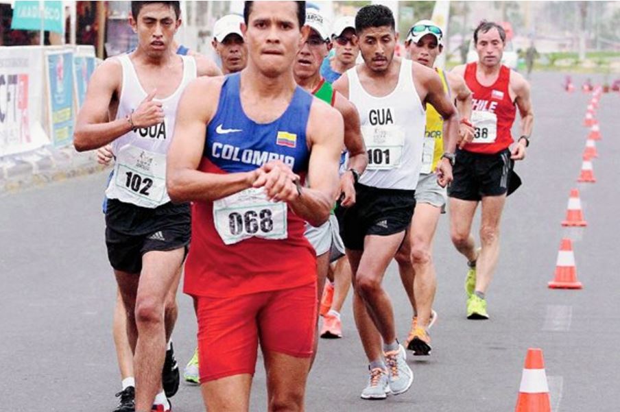 Luis Ángel Sánchez (102) está clasificado a los Juegos Olímpicos de Río 2016 en los 50 kilómetros. (Foto Hemeroteca PL).