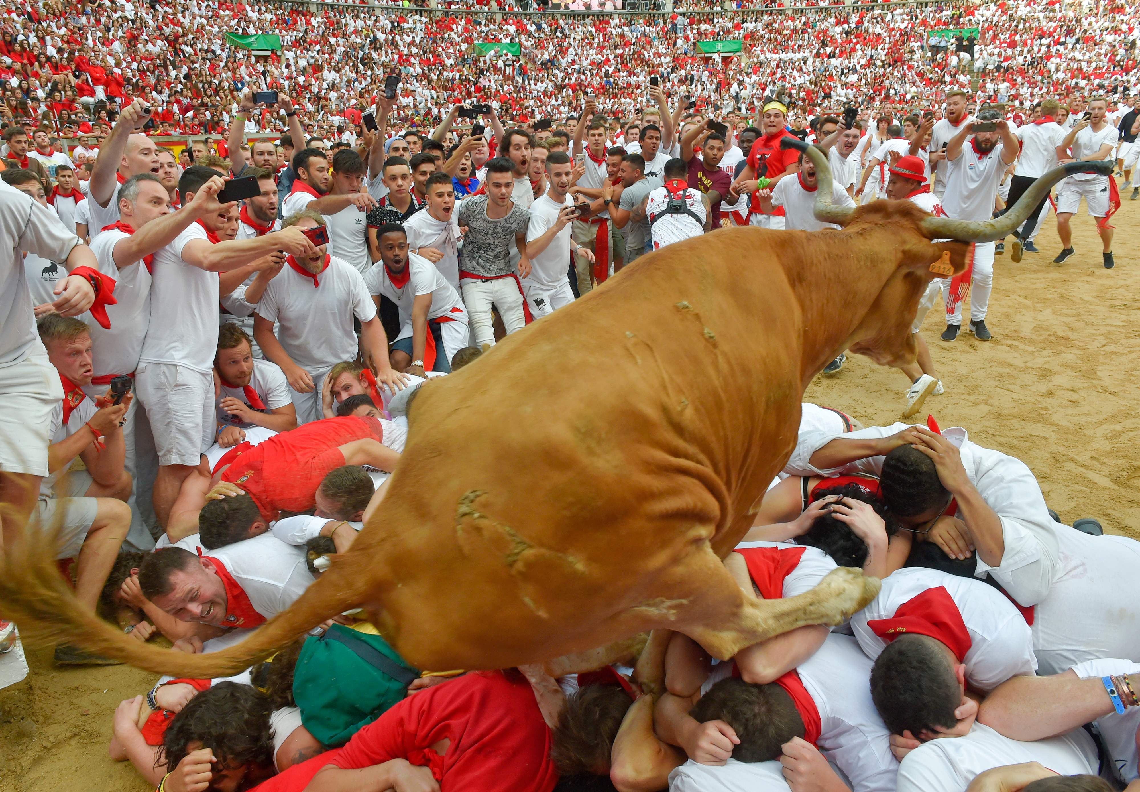 Fotogalería: Segundo Día Del Festival San Fermín En Pamplona.