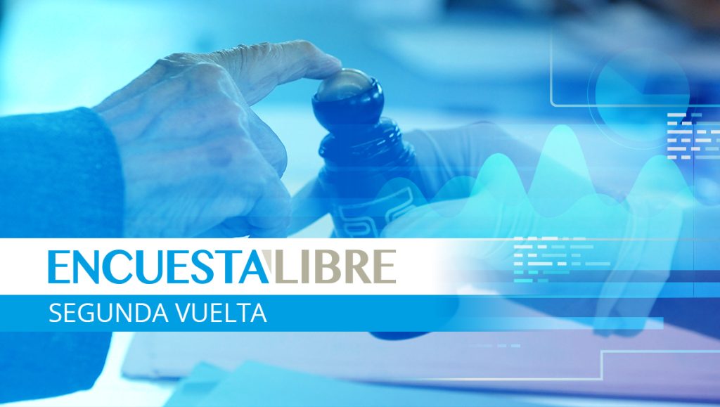 Encuesta Libre Intención de voto segunda vuelta elecciones Guatemala