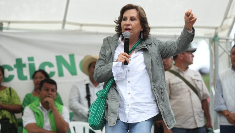 La excandidata presidencial Sandra Torres está procesada en este caso. (Foto Prensa Libre: Hemeroteca PL)           