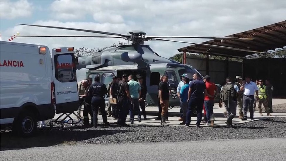 15 personas fueron rescatadas de la secta. (Foto Prensa Libre: Ministerio Público de Panamá)