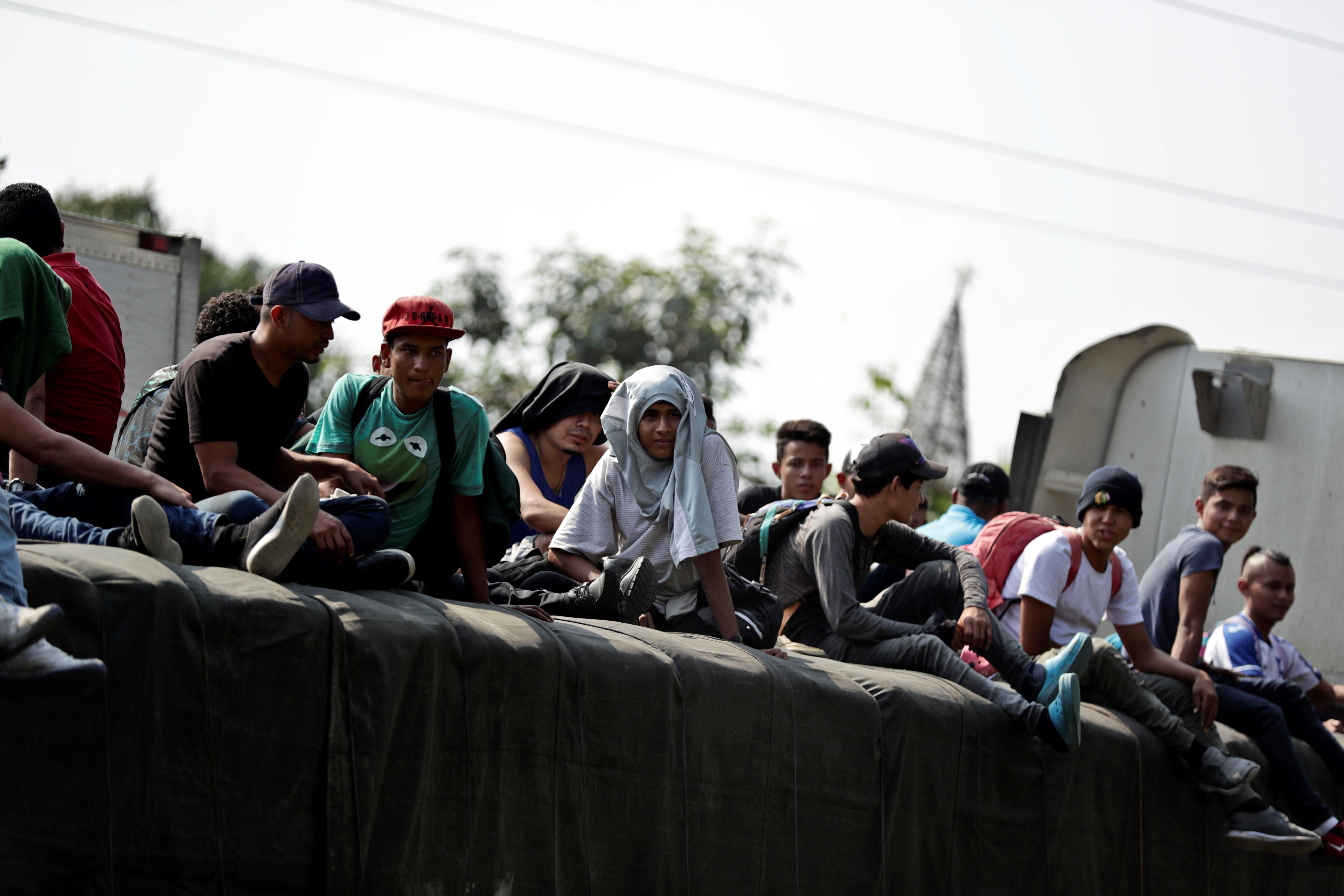 Segunda caravana del a o con 170 migrantes hondure os cruza a