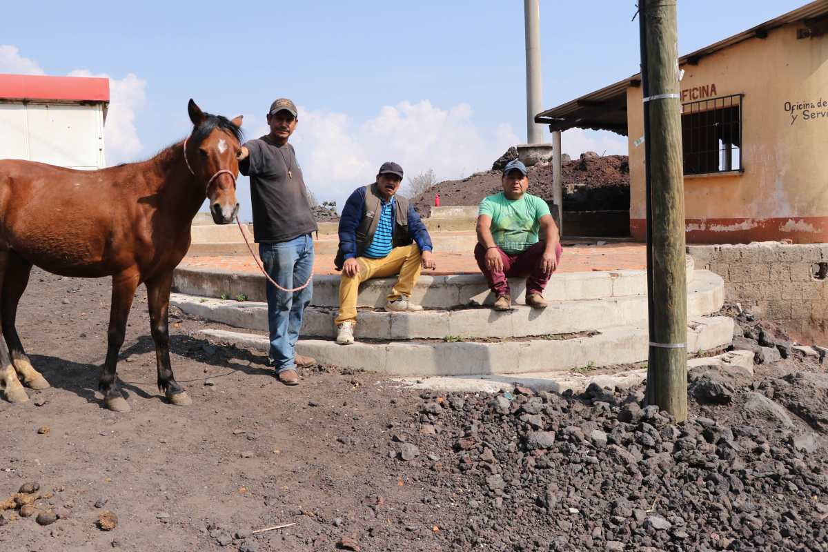 Guías de turistas se han quedado sin trabajo ante el cierre del Parque Nacional Pacaya. (Foto Prensa Libre: Carlos Paredes)