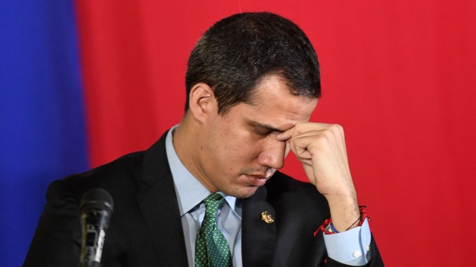 Guaidó afronta dudas sobre su liderazgo. (Foto Prensa Libre: Getty Images)