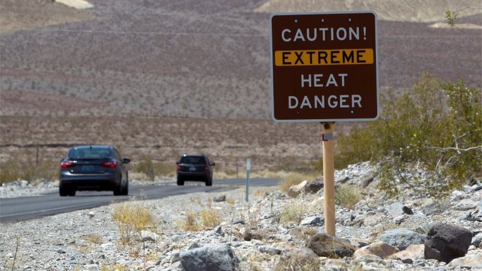 La zona del Valle de la Muerte es conocida por su calor extremo. (Foto Prensa Libre: Reuters)