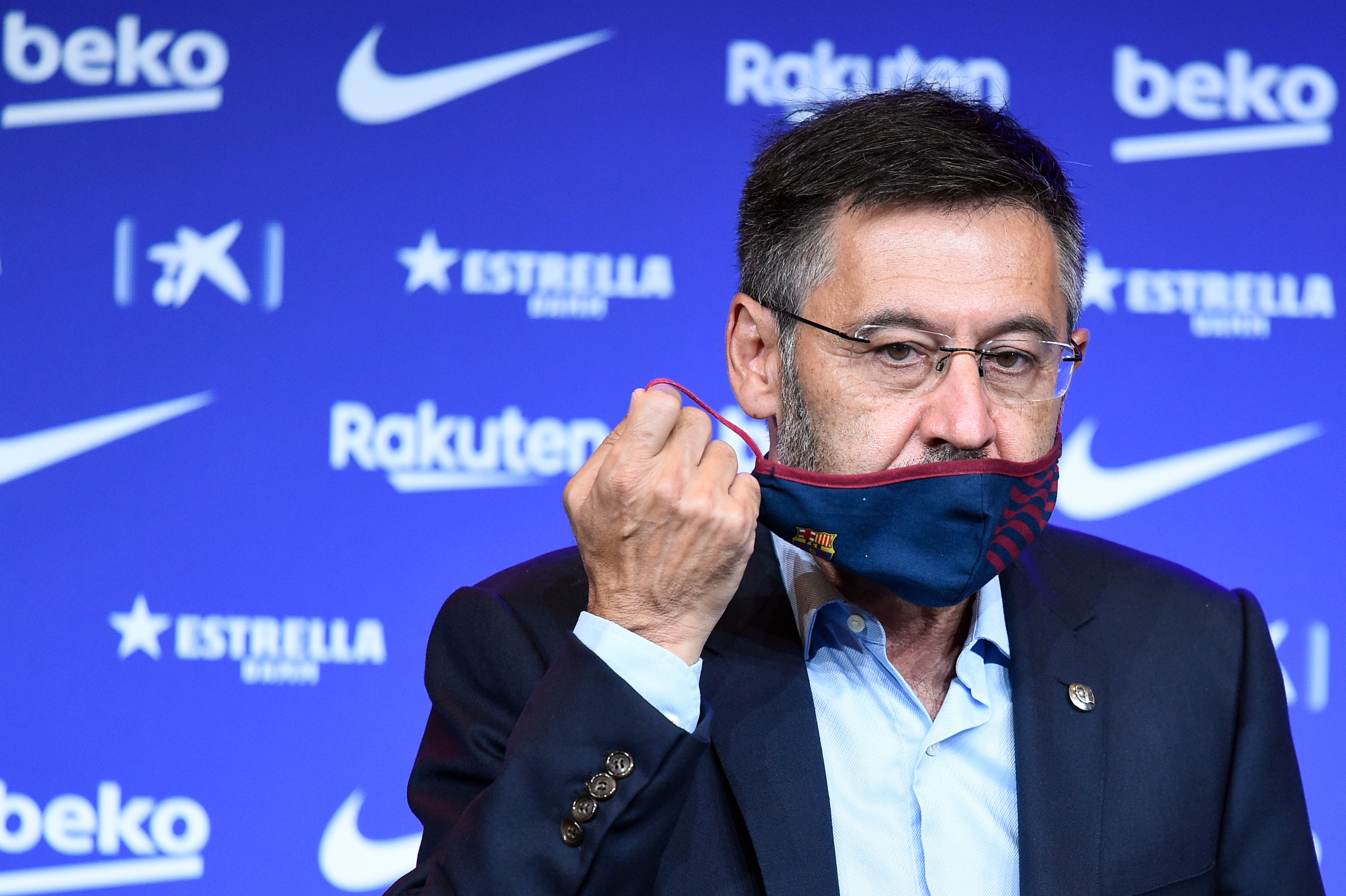 Josep Maria Bartomeu, presidente del FC Barcelona. (Foto Prensa Libre: AFP)