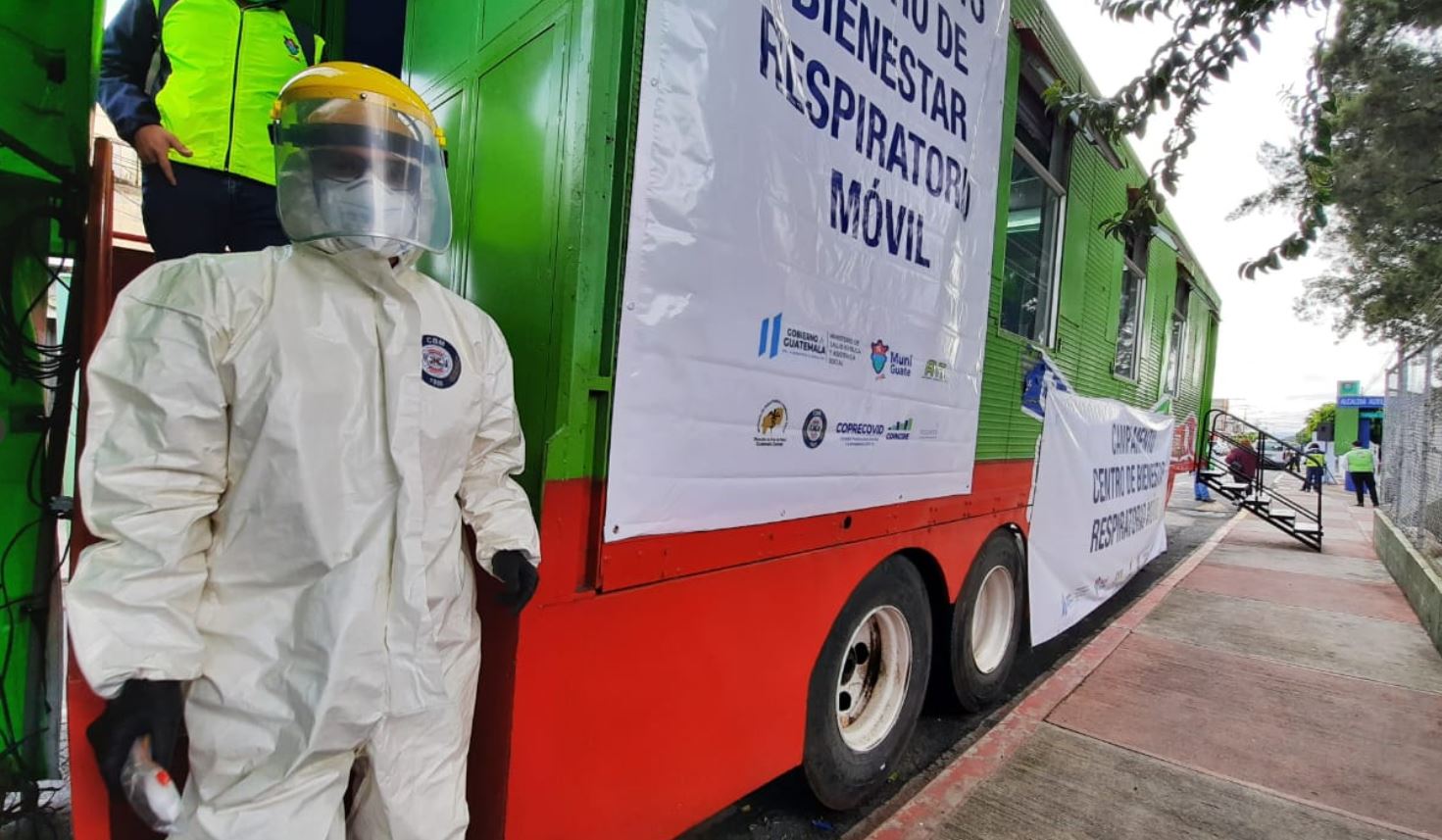 Inauguración del octavo Centro de Bienestar Respiratorio, en la zona 19, colonia La Florida. (Fotor Prensa Libre: MuniGuate)