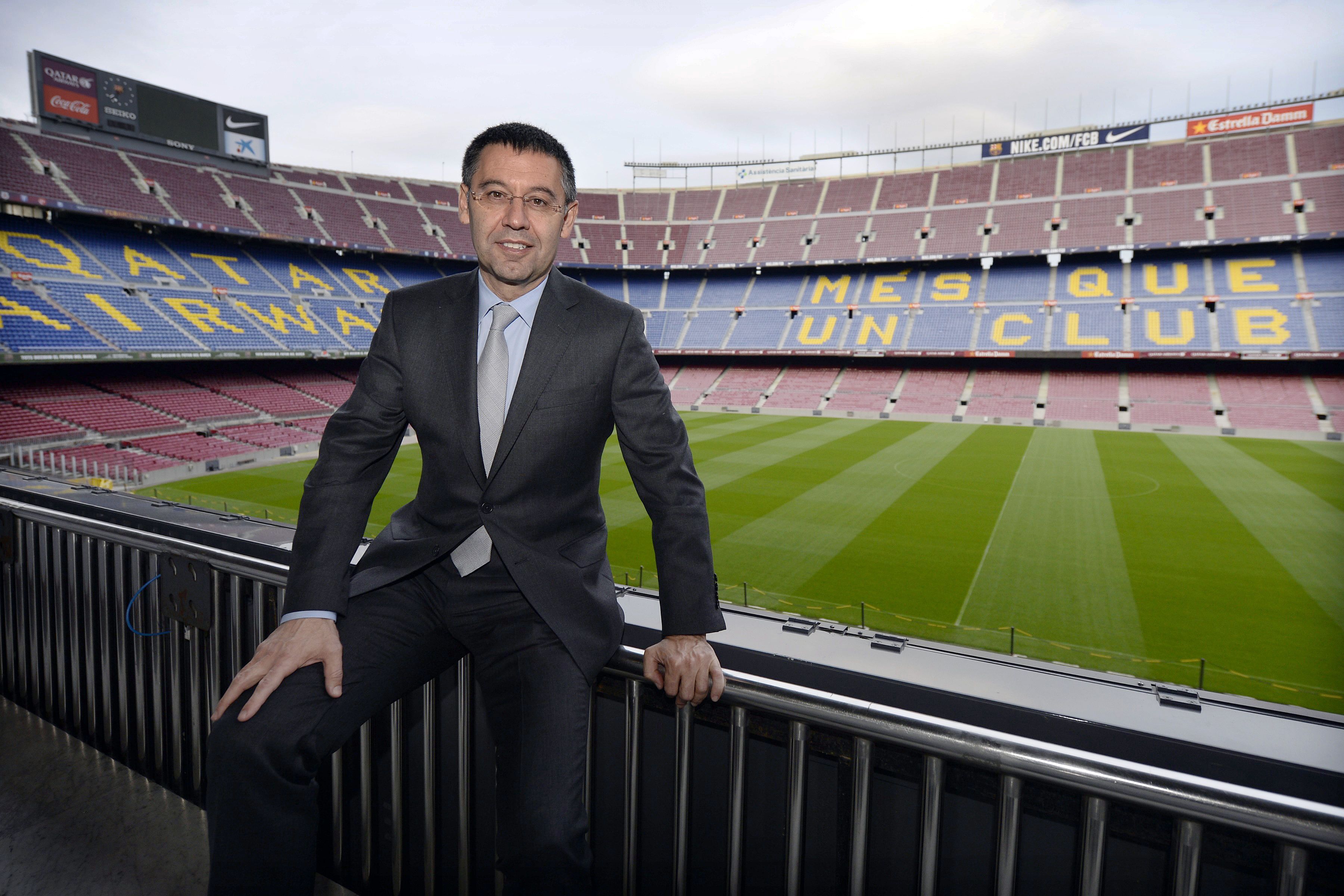 Bartomeu, el actual presidente del Barcelona, es el centro de críticas del club. (Foto Prensa Libre: AFP)