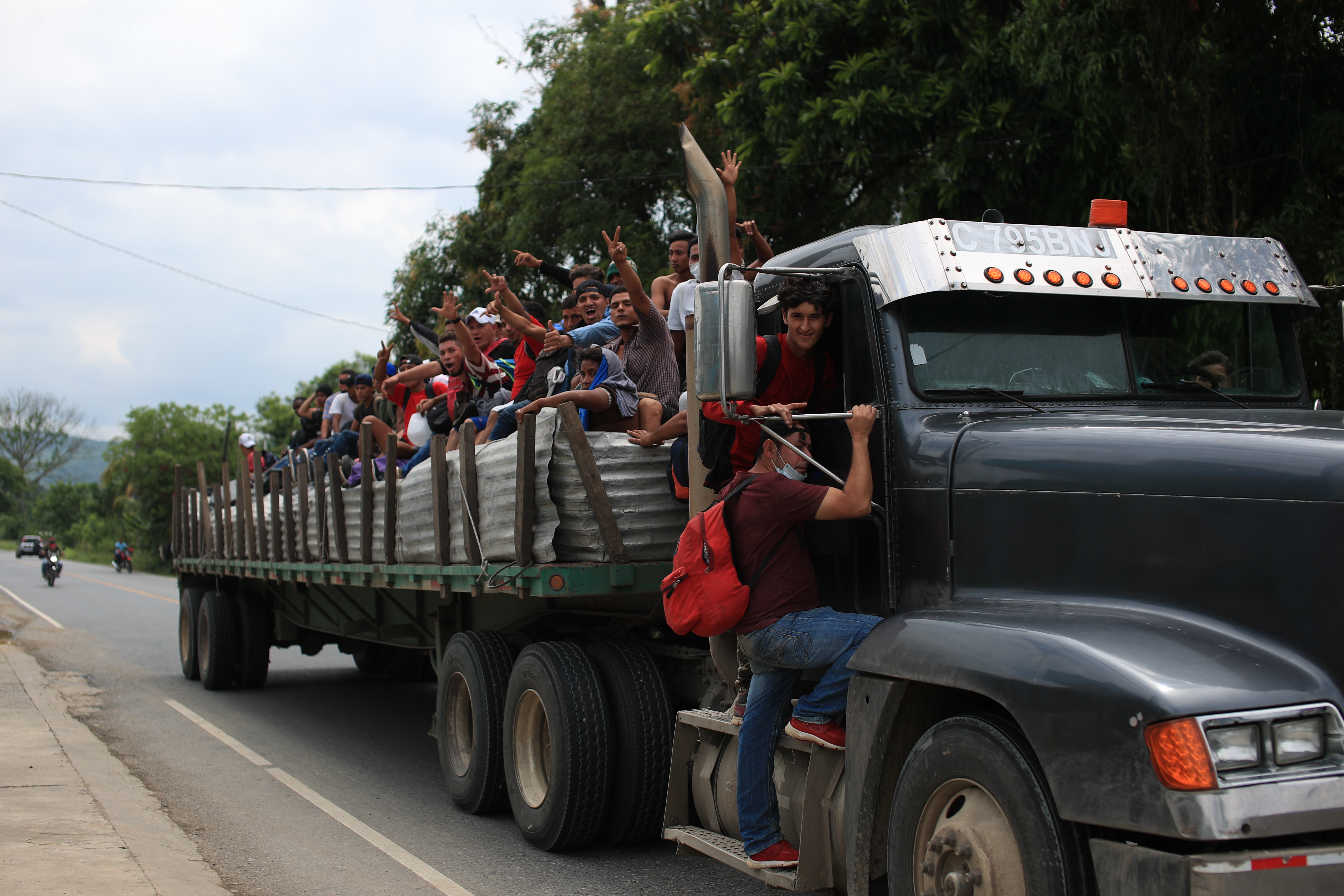 Caravana de hondure os chocar con plan de Migraci n para ser