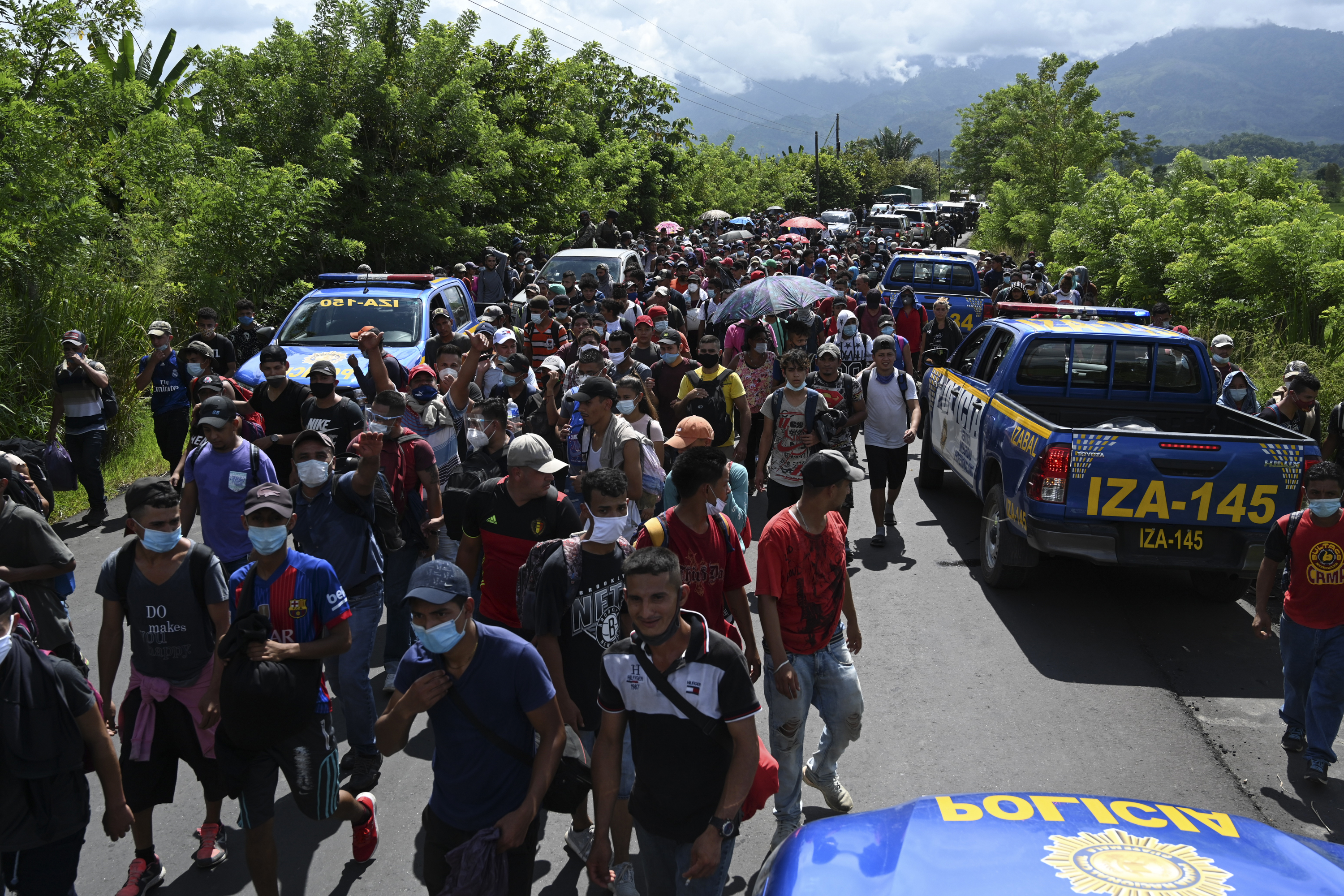 Fotogaler a Migrantes hondure os desaf an el coronavirus y