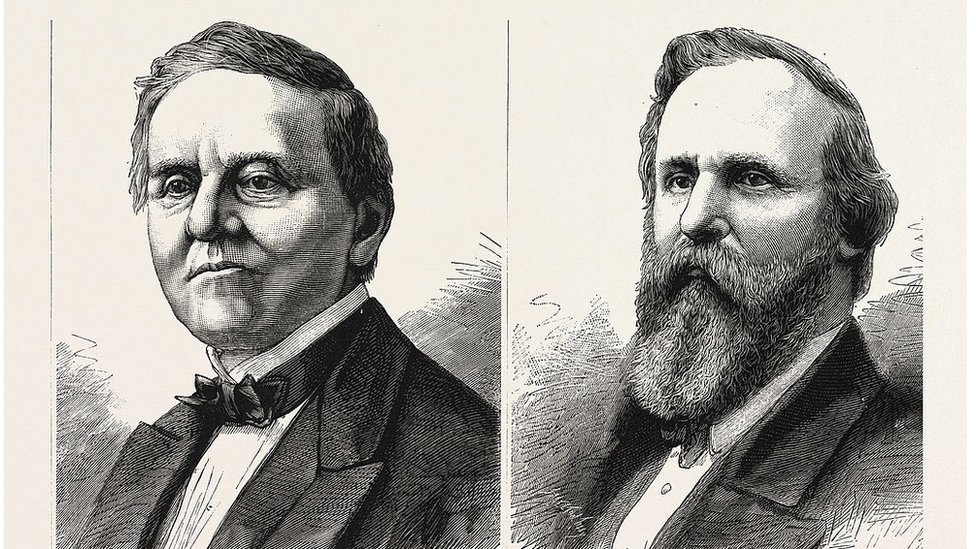 La elección de 1876 enfrentó al demócrata Samuel Tilden y al republicano Rutherford Hayes. (Foto Prensa Libre: Getty Images)