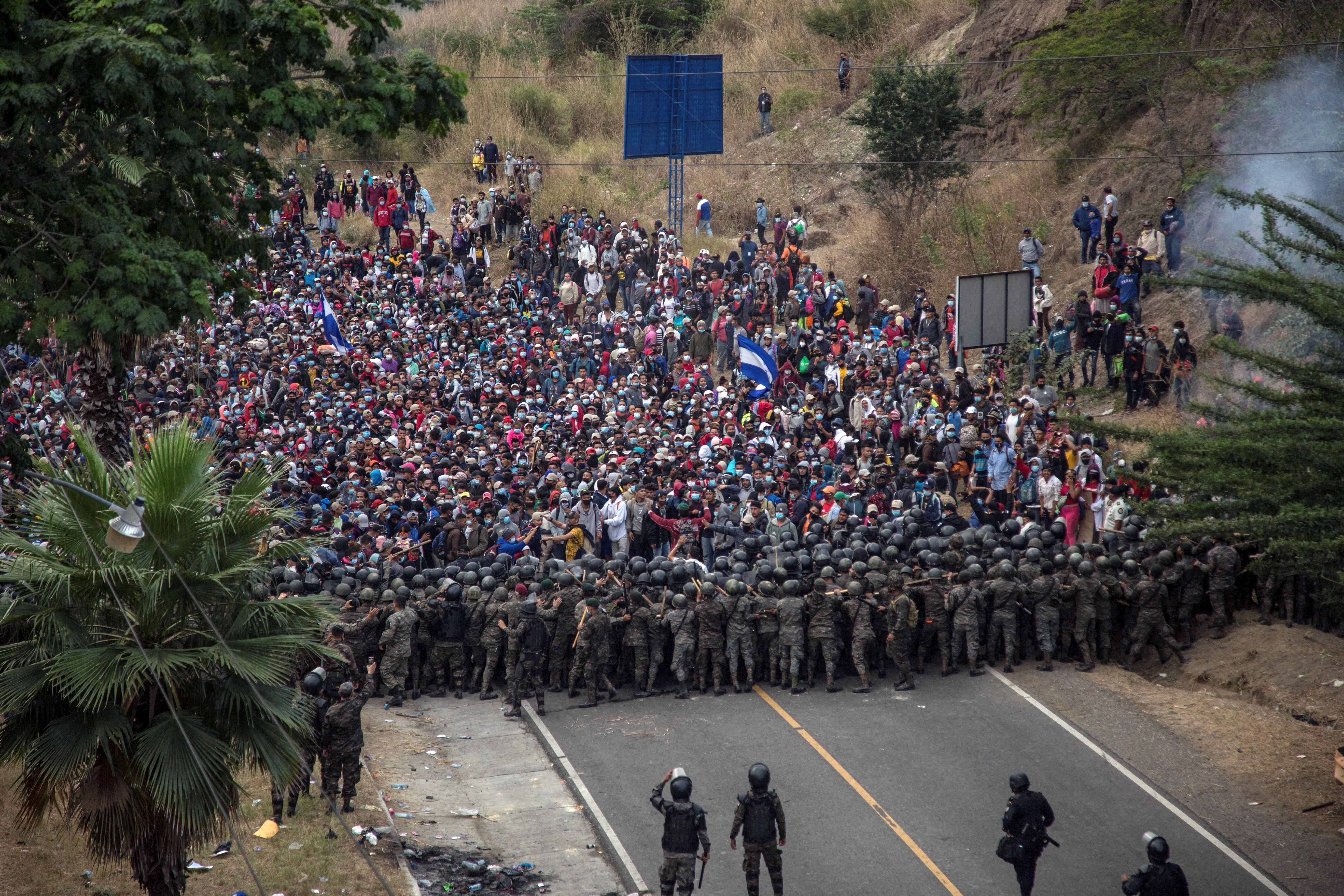 Hondure os no han necesitado de caravanas para cruzar Guatemala y