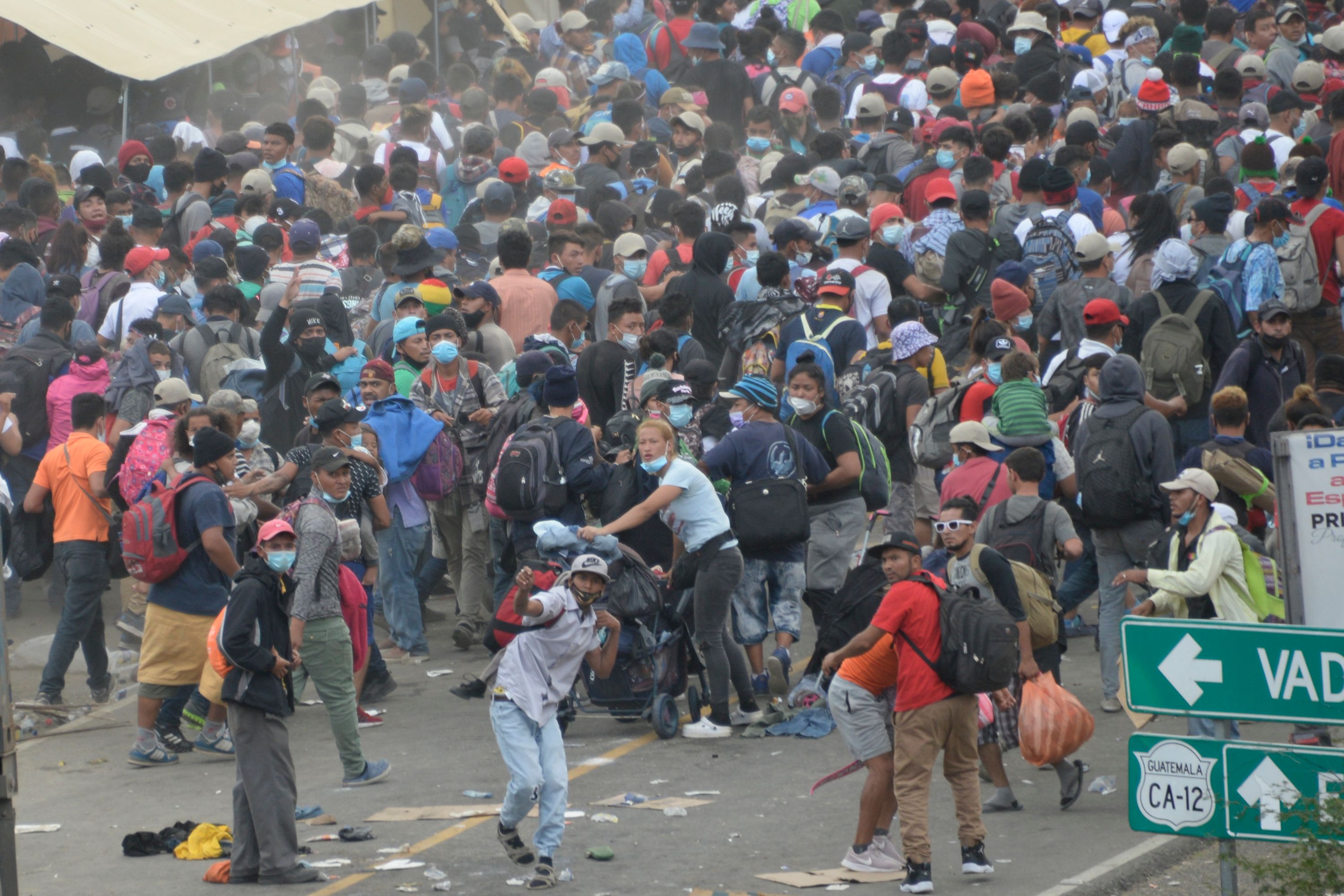 Tensi n por caravana Guatemala se ala que Honduras incumpli