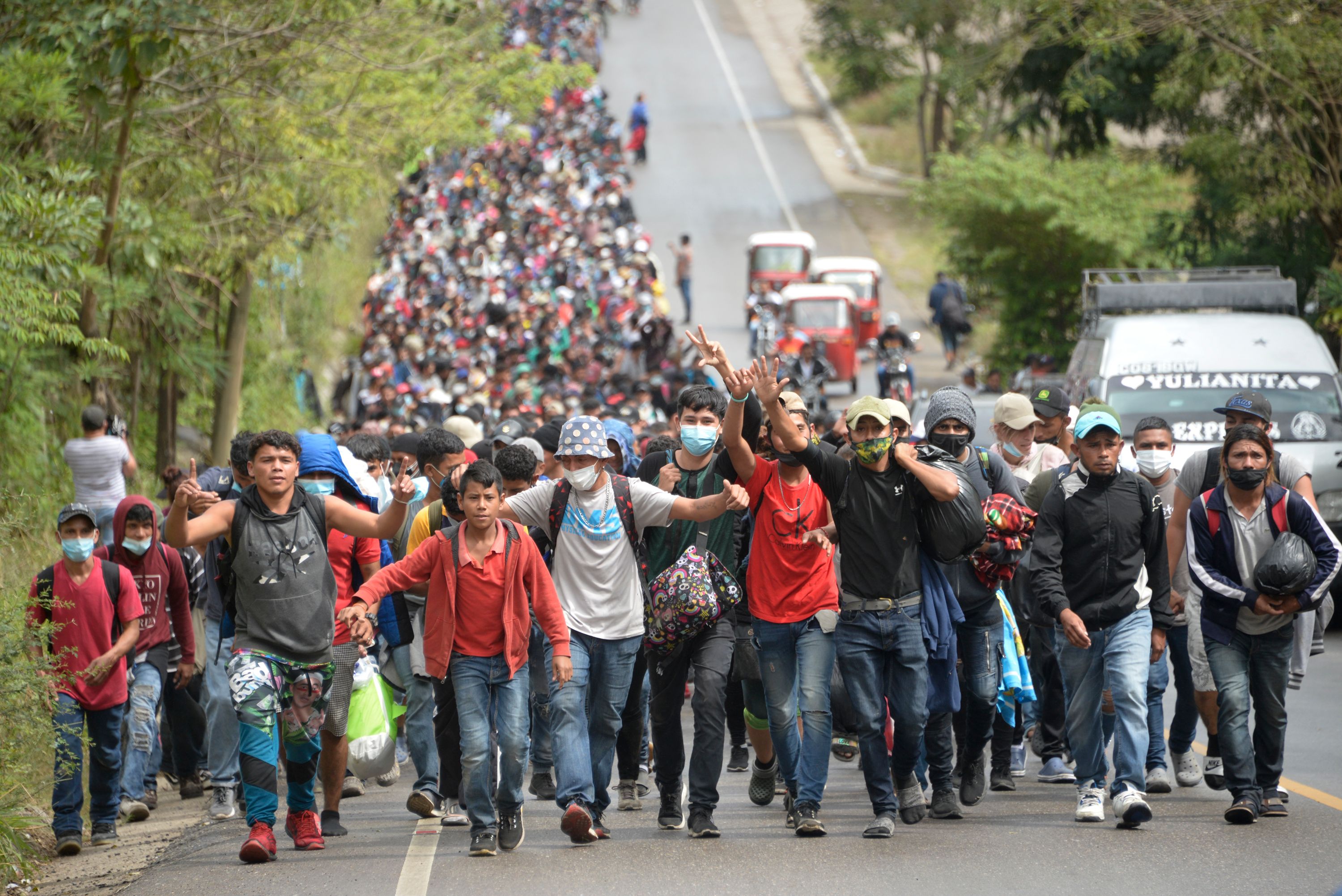 caravana migrantes