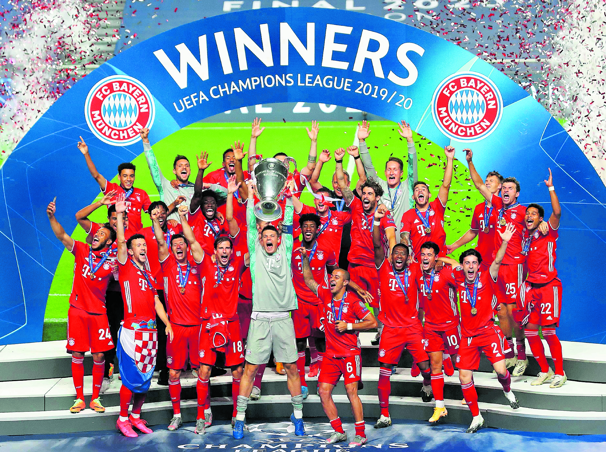 Bayern Múnich es el actual campeón de la Champions League. (Foto Prensa Libre: Hemeroteca PL)