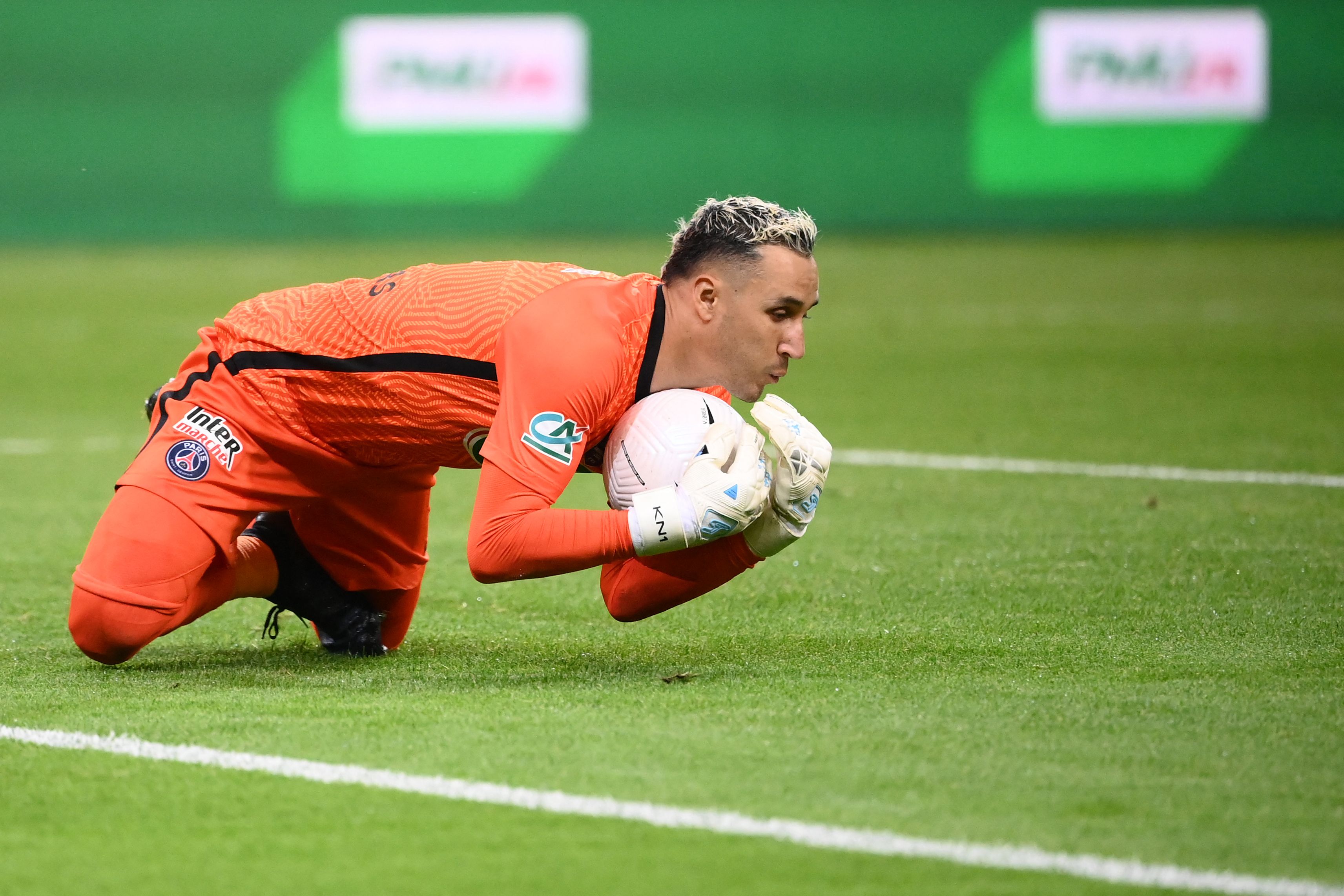 El portero Keylor Navas es uno de los grandes ausentes de Costa Rica en la Copa Oro 2021. (Foto Prensa Libre AFP).