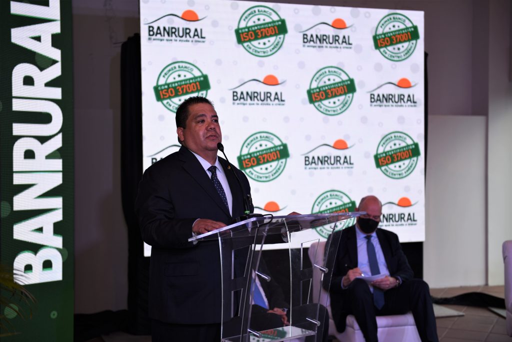 Banrural se convierte en el primer banco en Centroamérica con certificación Sistema de Gestión Antisoborno