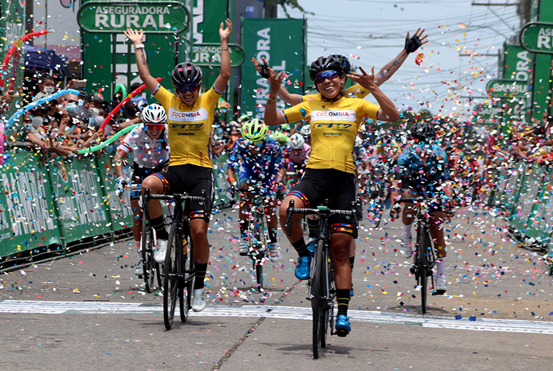 La colombiana Yeny Colmenares gana la primera etapa de la Vuelta