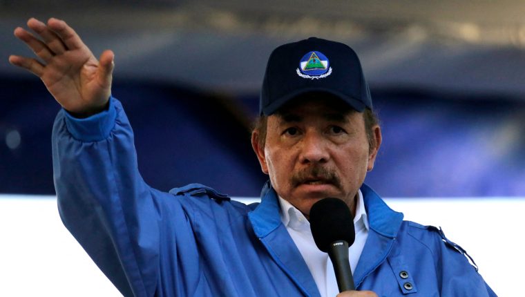 Daniel Ortega, presidente de Nicaragua. (Foto Prensa Libre: Hemeroteca PL)