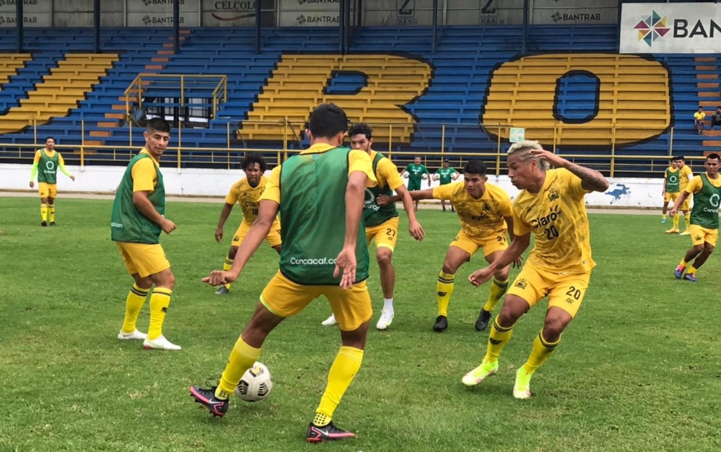 Guastatoya entrenó en el estadio de El Ejército antes de enfrentarse, como local, a Comunicaciones en el Doroteo Guamuch Flores hoy. Foto Deportivo Guastatoya