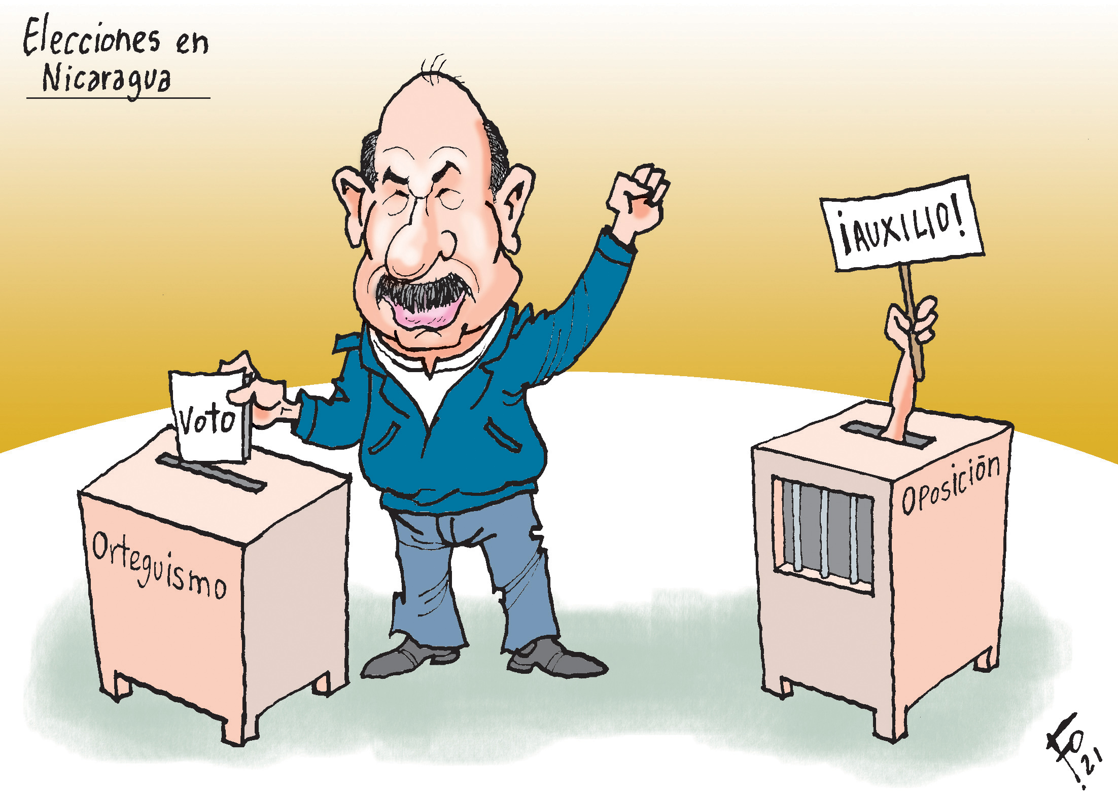 Personaje: Daniel Ortega.