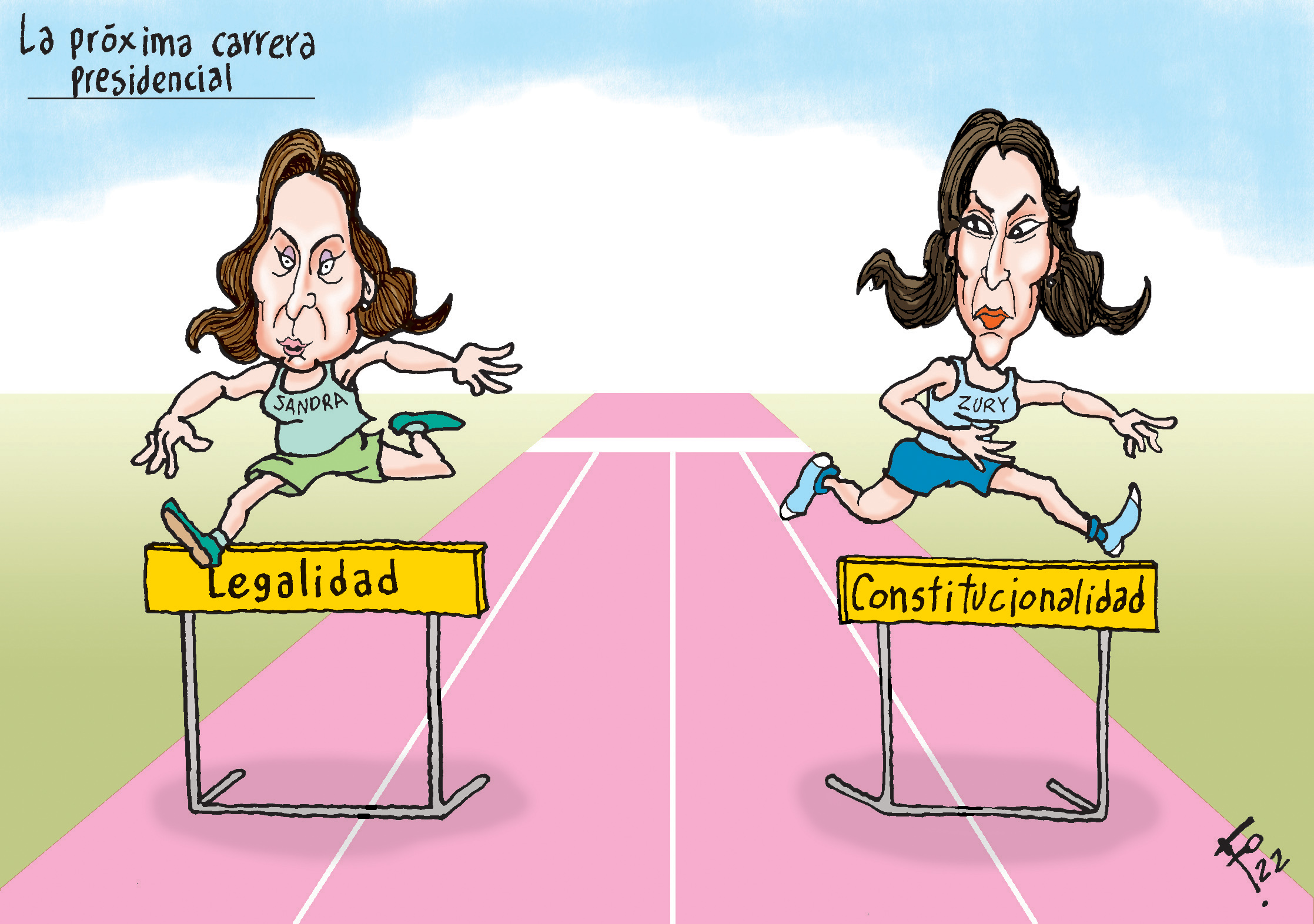 Personajes: Sandra Torres y Zury Ríos.