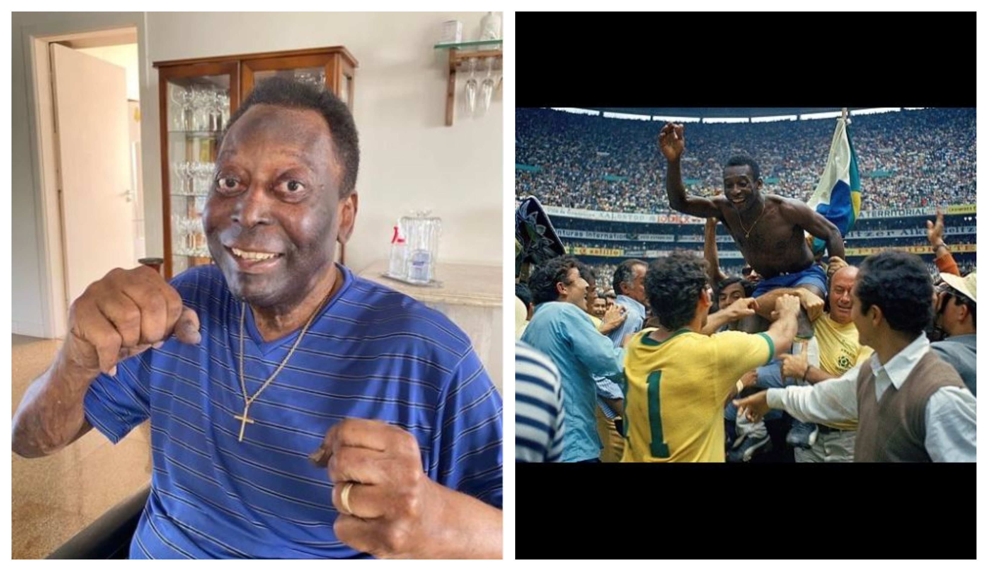 El brasileño Pelé aseguró en redes sociales que está bien de salud y se siente motivado. (Foto Prensa Libre: Instagram @pele)