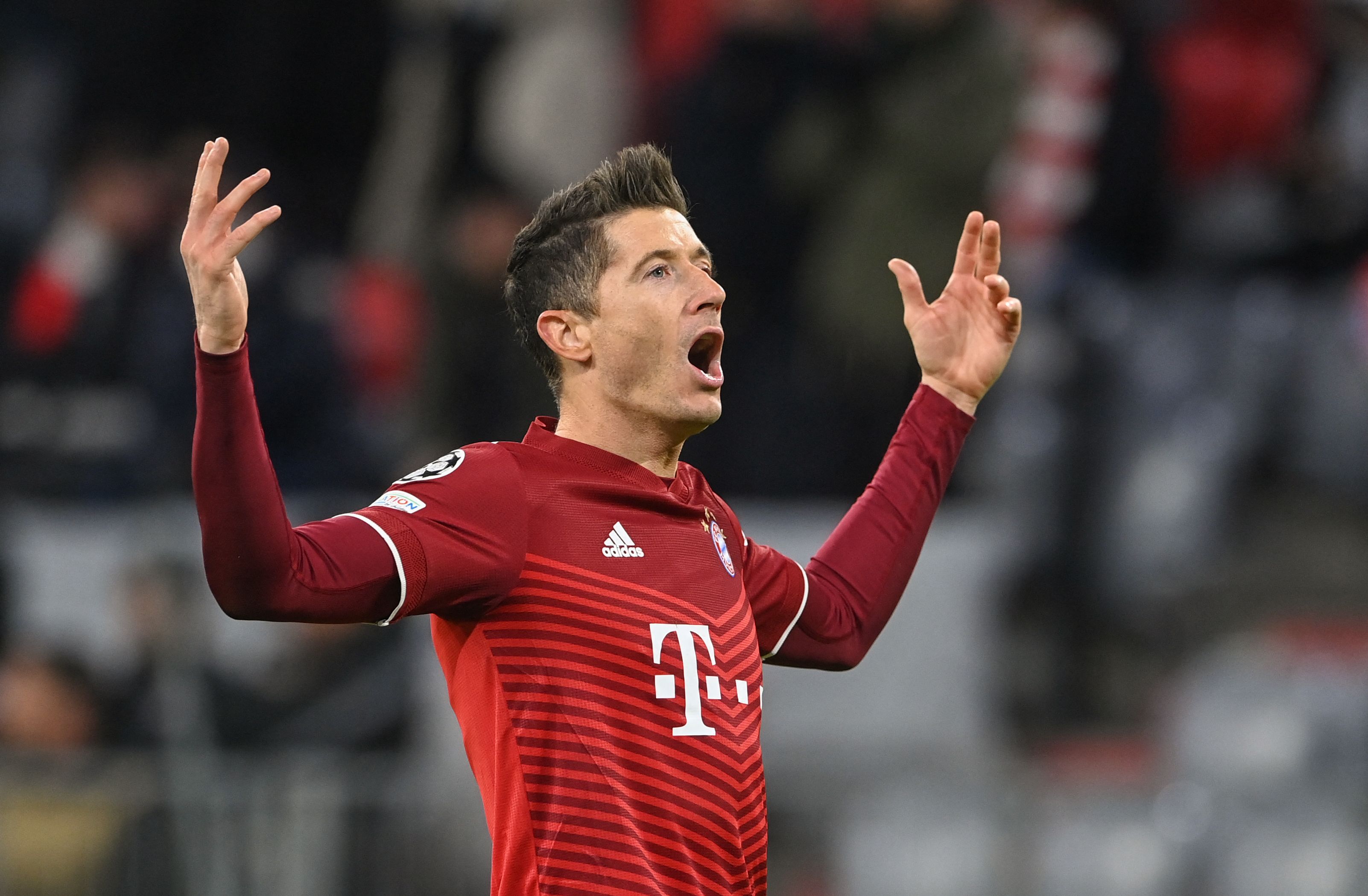 Robert Lewandowski fue la gran figura del Bayern. (Foto Prensa Libre: AFP)