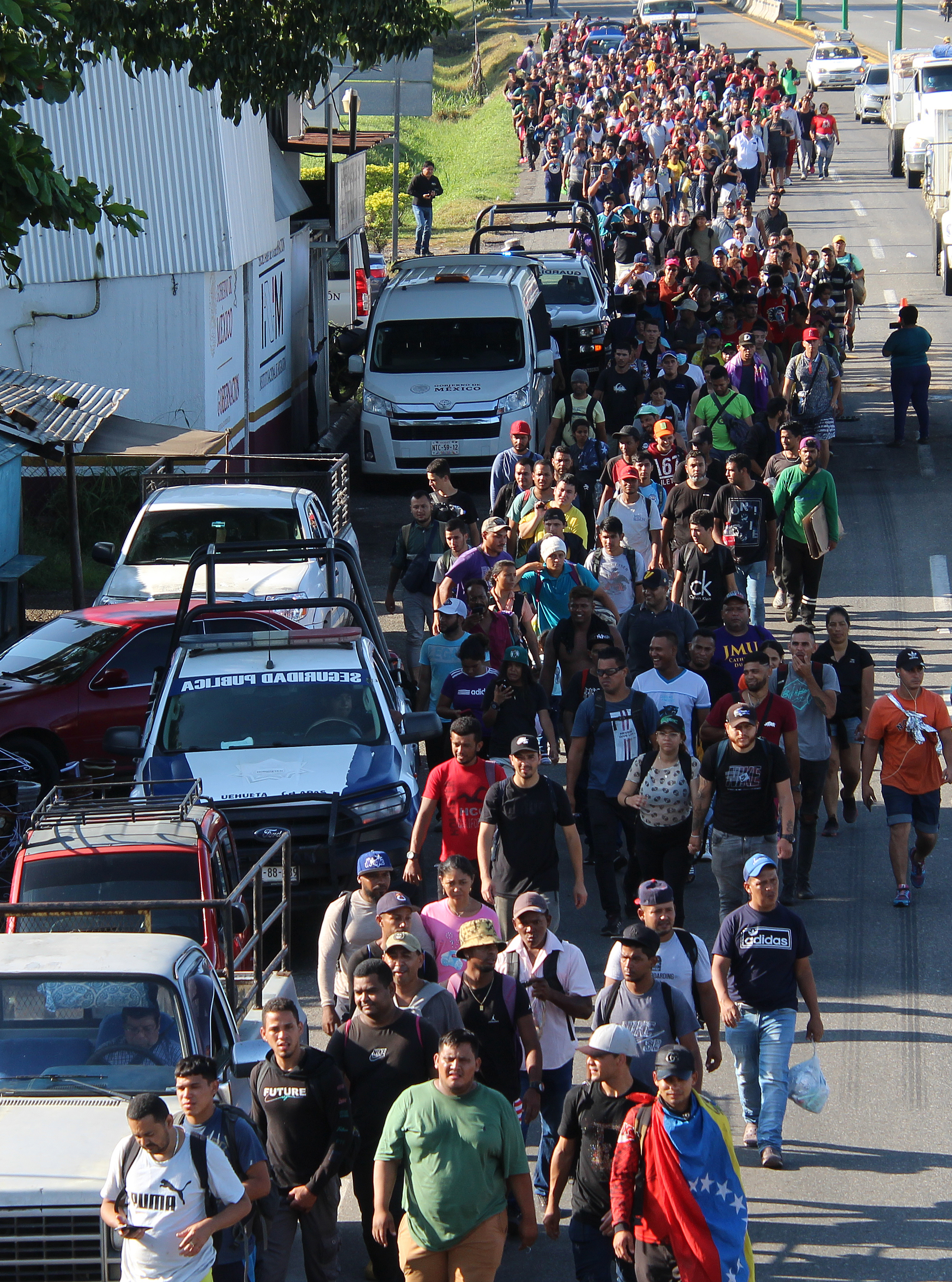 Crisis migratoria sale otra caravana desde el sur de M xico con