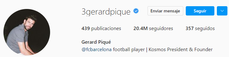 Instagram Gerard Piqué