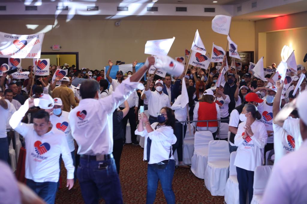 Asamblea del partido político Podemos, celebrada en un hotel capitalino. (Foto: Partido Podemos)