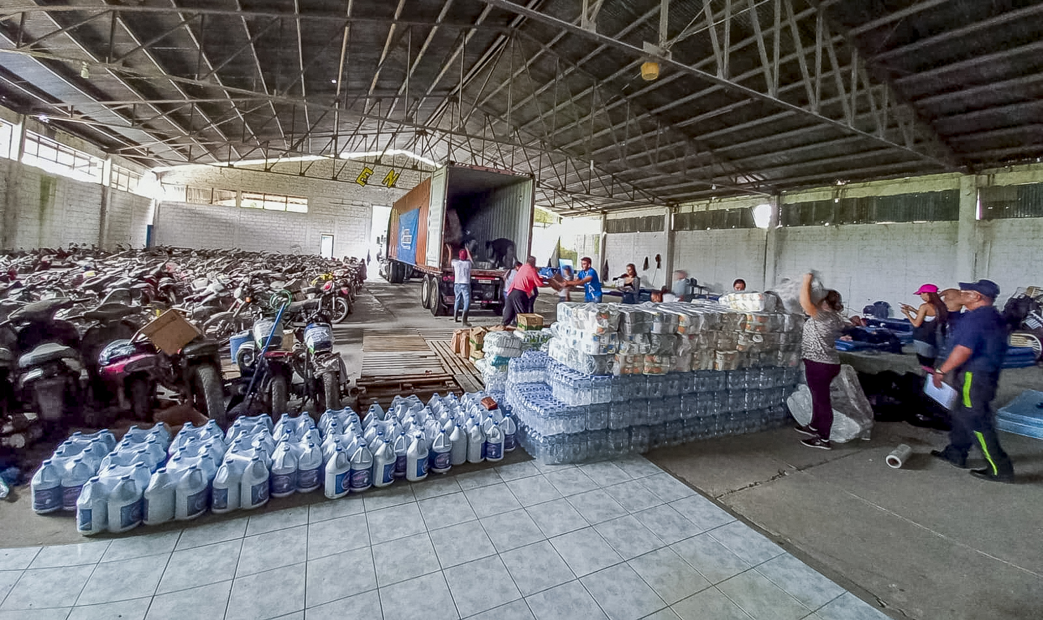 La mayoría de los daños se concentró en el departamento de Izabal. Foto Prensa Libre: Cortesía