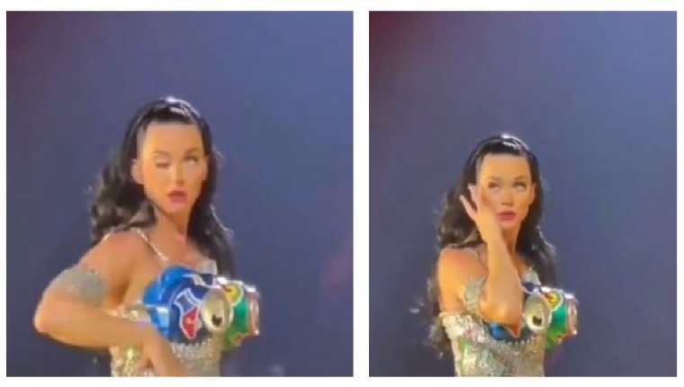 Qué le pasa a Katy Perry? El extraño momento en que la cantante tiene  problema con su ojo y preocupa a sus admiradores