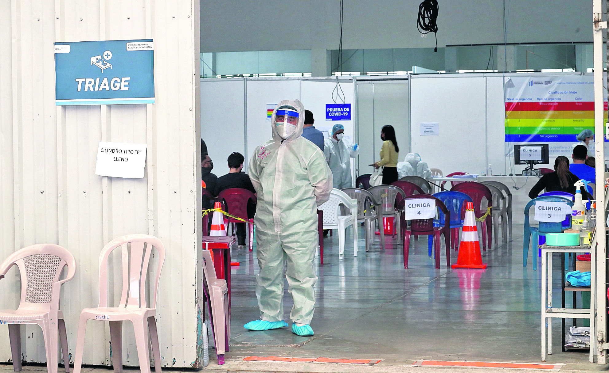 El Ministerio de Salud decidió el cierre de operaciones del Hospital Temporal del Parque de la Industria a partir de este viernes 31 de marzo. (Foto Prensa Libre: Hemeroteca PL)