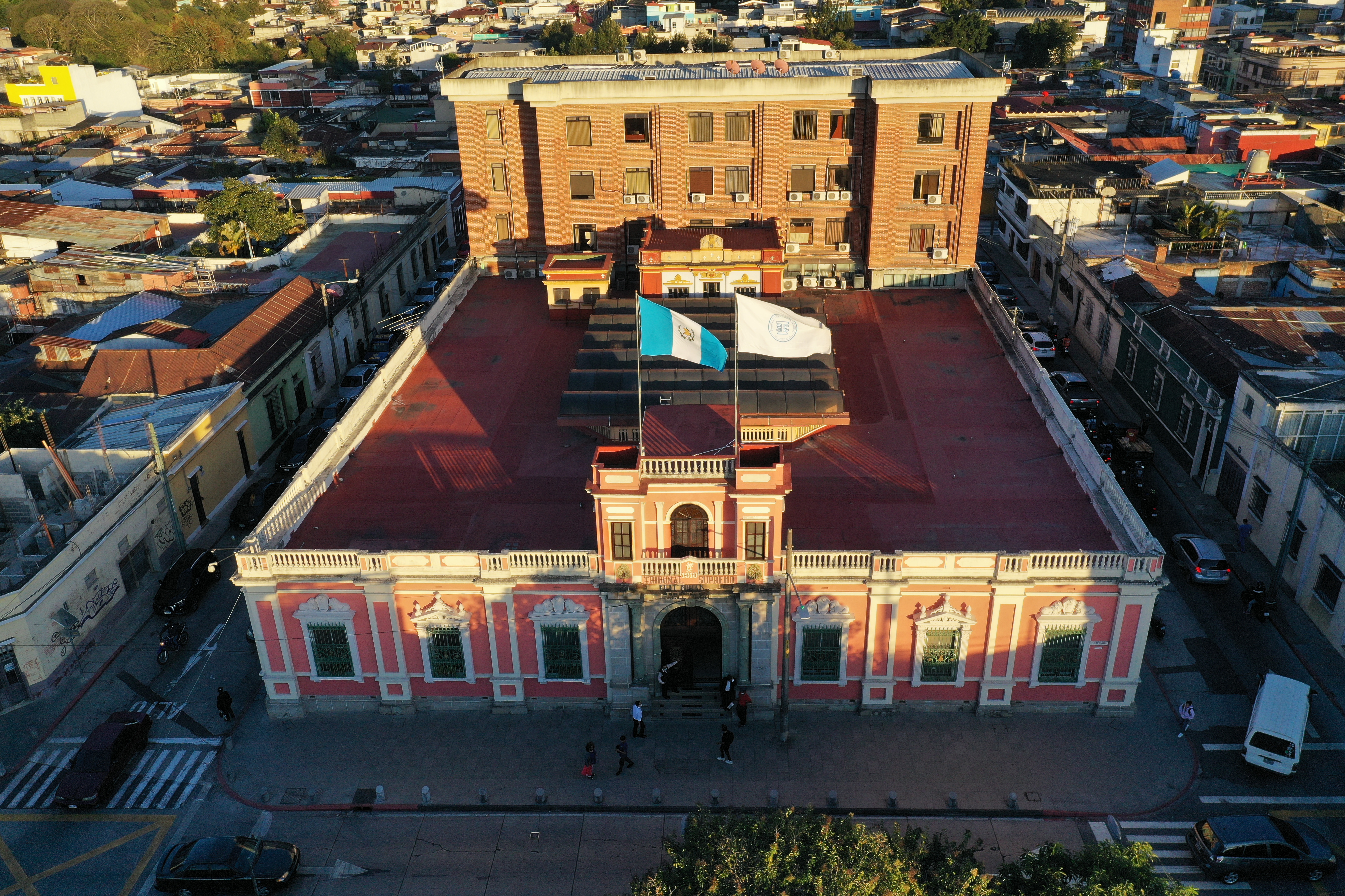 Fachada del edificio del Tribunal Supremo Electoral (TSE). (Foto Prensa Libre: Roberto López)