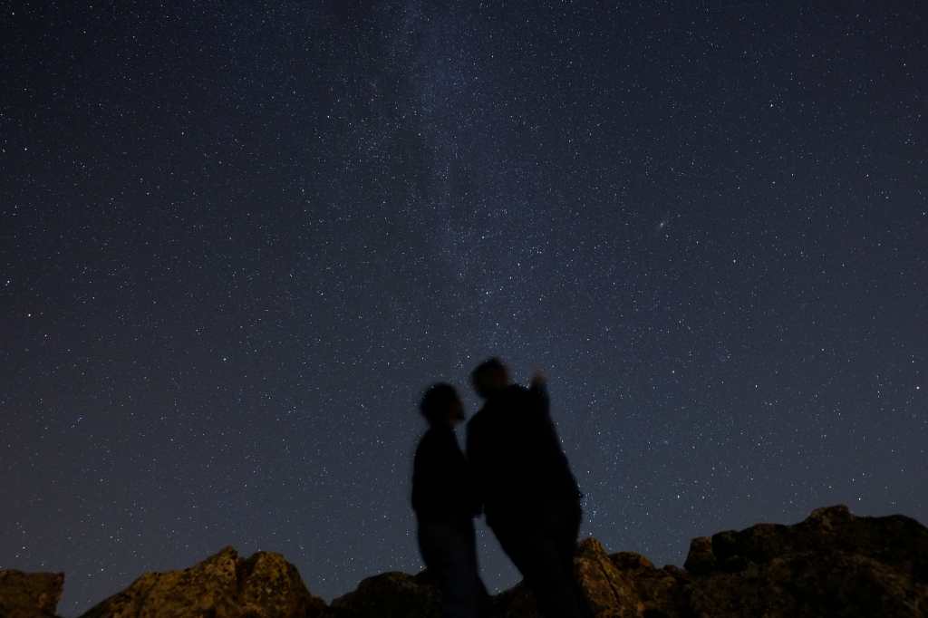 Lluvia de meteoros en el mundo