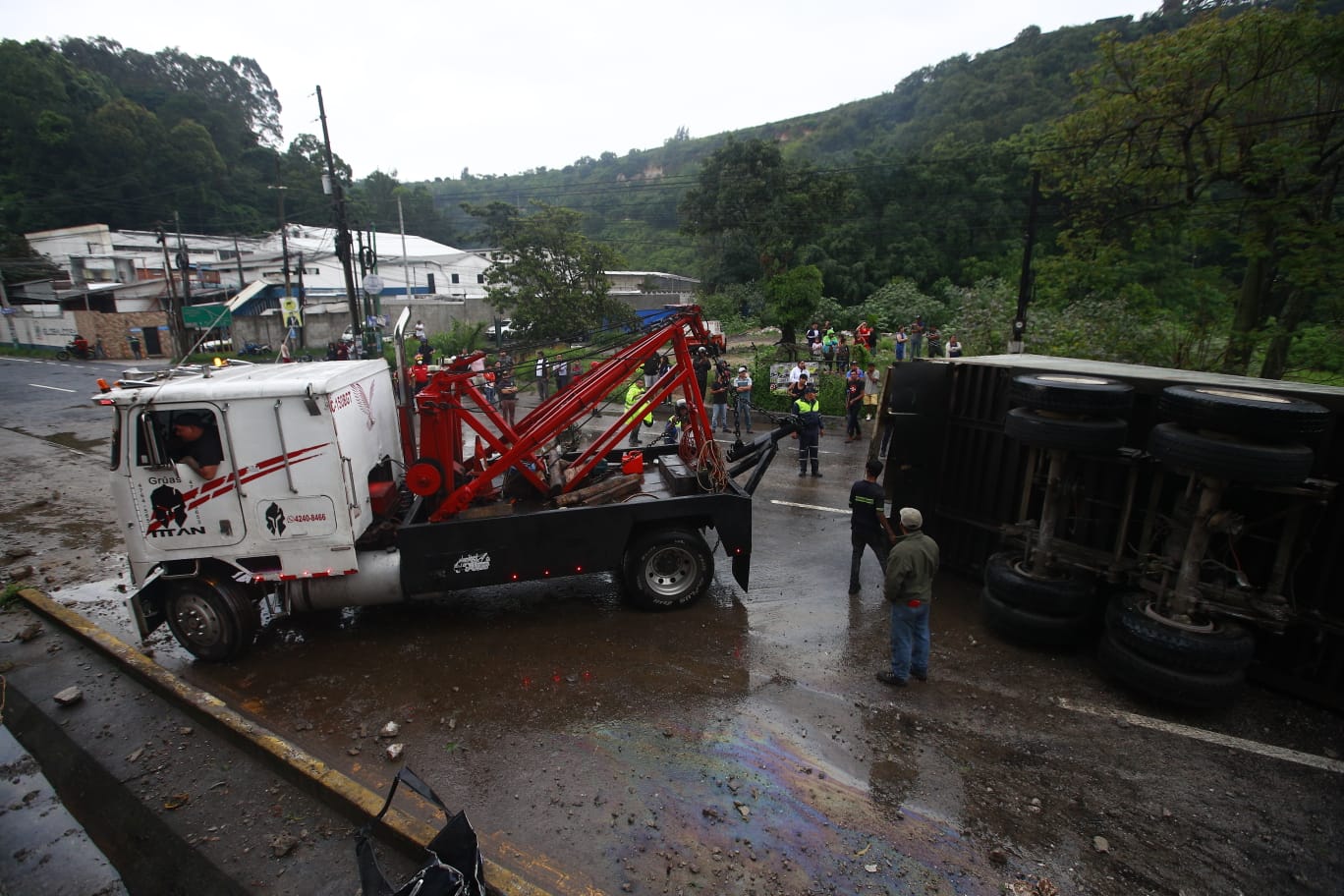 Accidente en la cueta Villalobos'